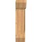 Ekena Millwork Traditional Slat Smooth Bracket w/ Offset Brace, Western Red Cedar, 7 1/2"W x 20"D x 32"H BKT0806X20X32TRA06SWR - alternate 4